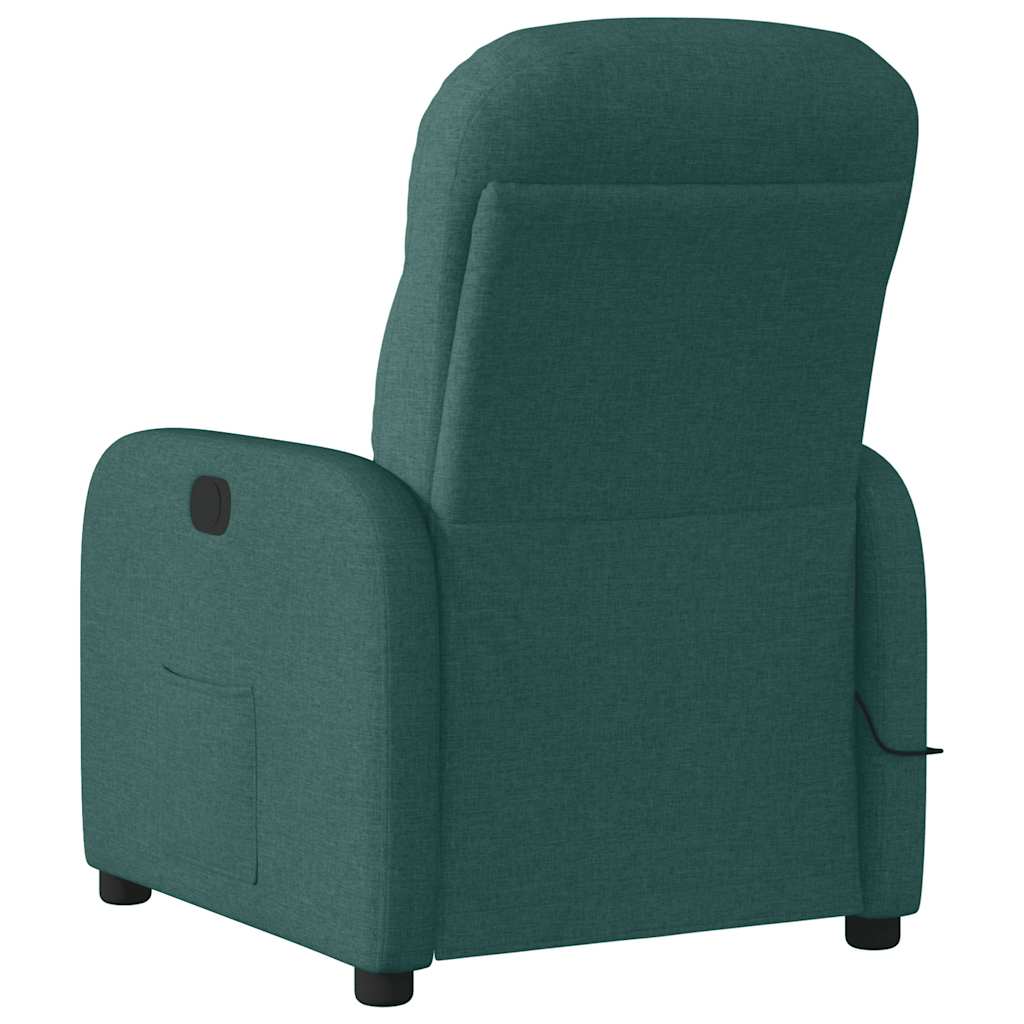 Massagestoel Stof Donkergroen