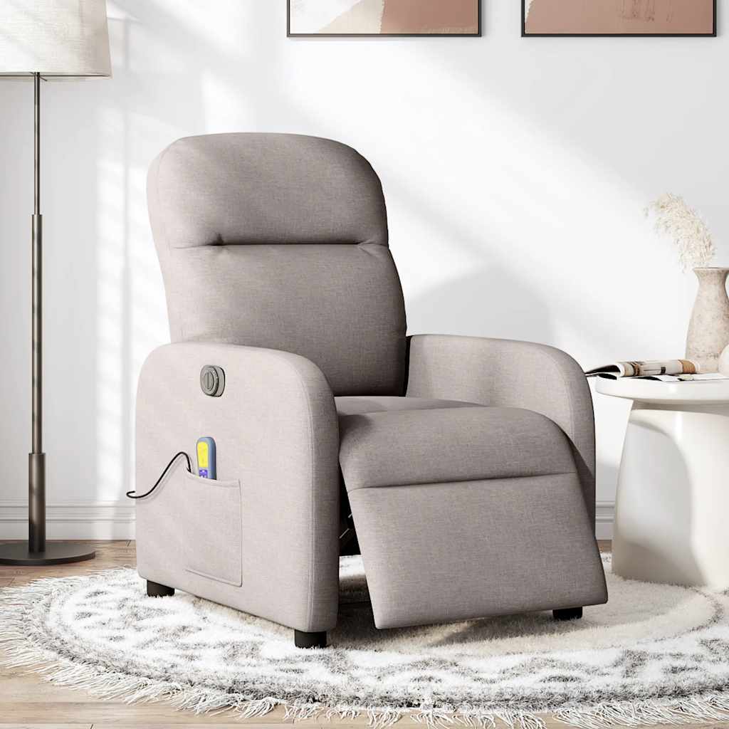 Massagestoel Stof Taupe
