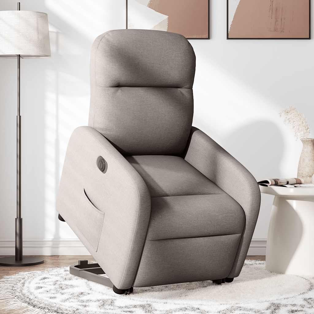 Sta-Op-Stoel Stof Taupe