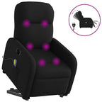 Sta-Op-Massagestoel Stof Zwart
