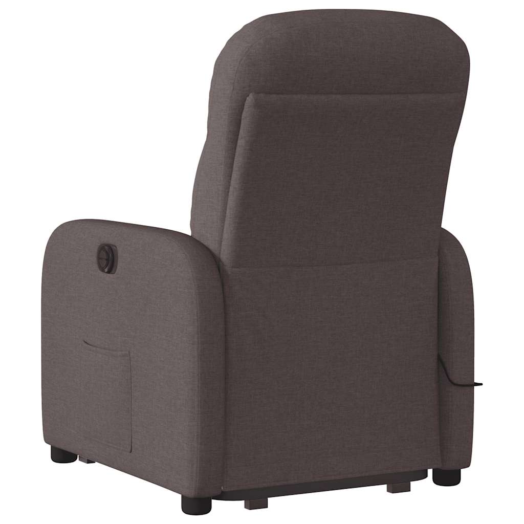 Sta-Op-Massagestoel Stof Donkerbruin