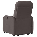 Sta-Op-Massagestoel Stof Donkerbruin