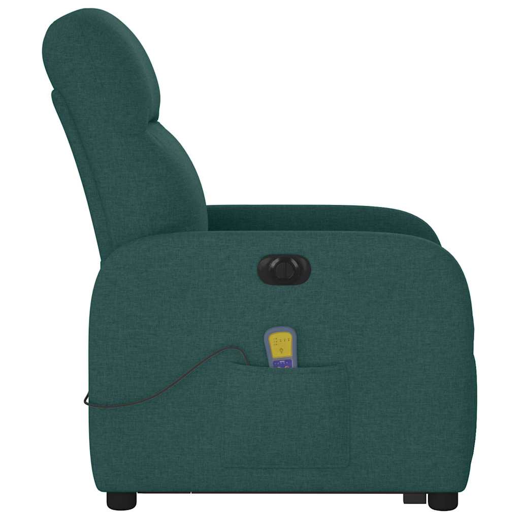 Sta-Op-Massagestoel Stof Donkergroen
