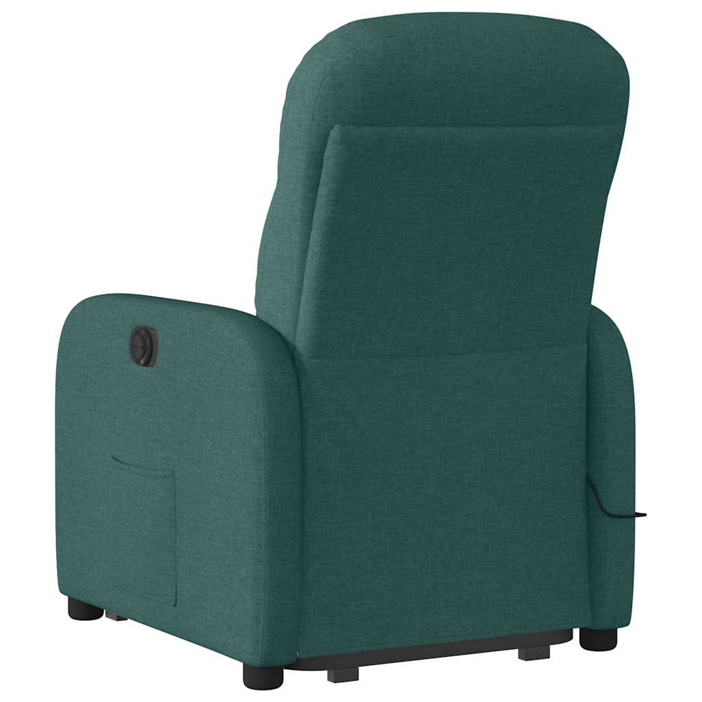Sta-Op-Massagestoel Stof Donkergroen