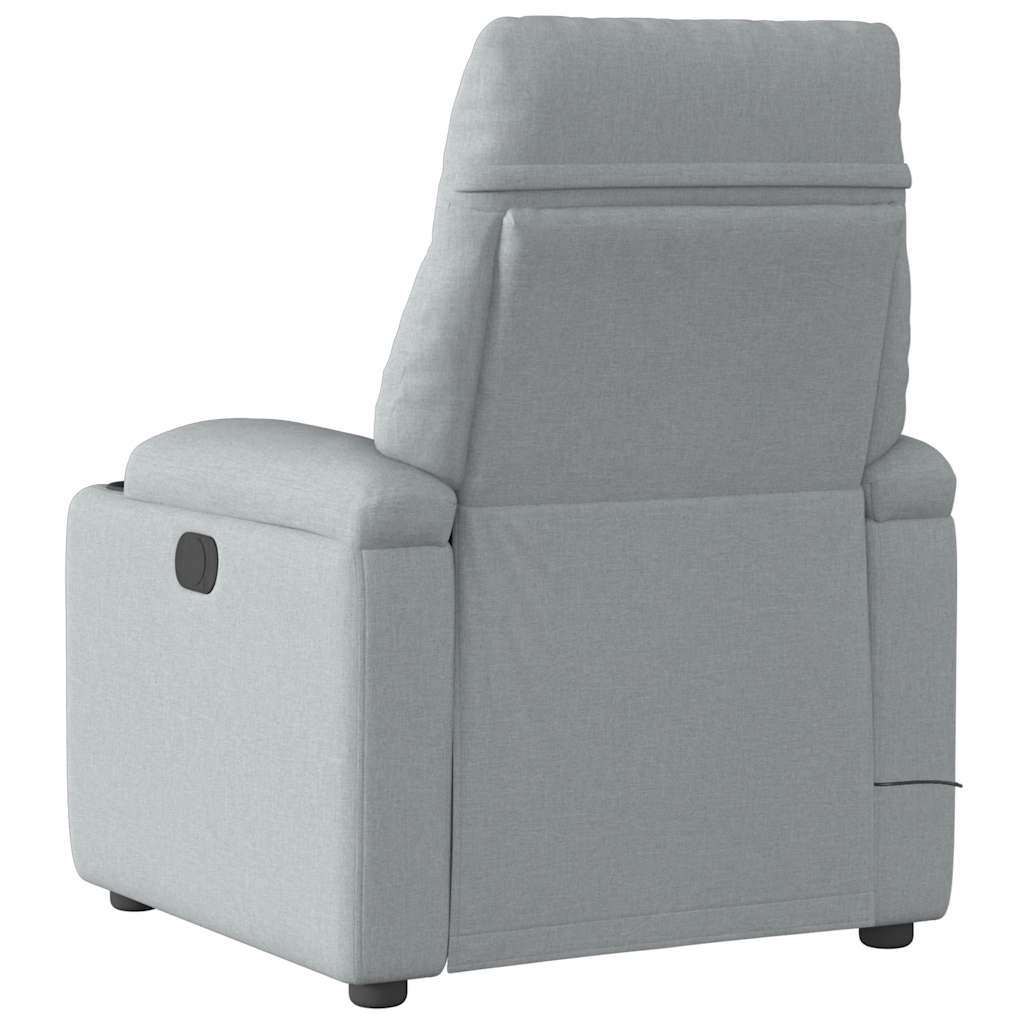 Massagestoel Stof Lichtgrijs