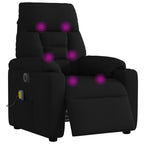 Massagestoel Stof Zwart