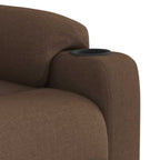 Massagestoel Stof Bruin
