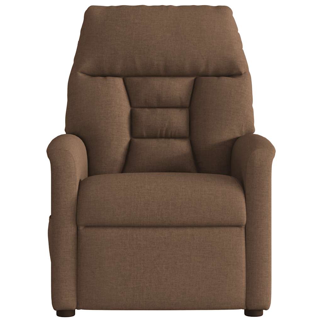 Massagestoel Stof Bruin