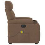 Massagestoel Stof Bruin