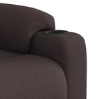 Massagestoel Stof Donkerbruin
