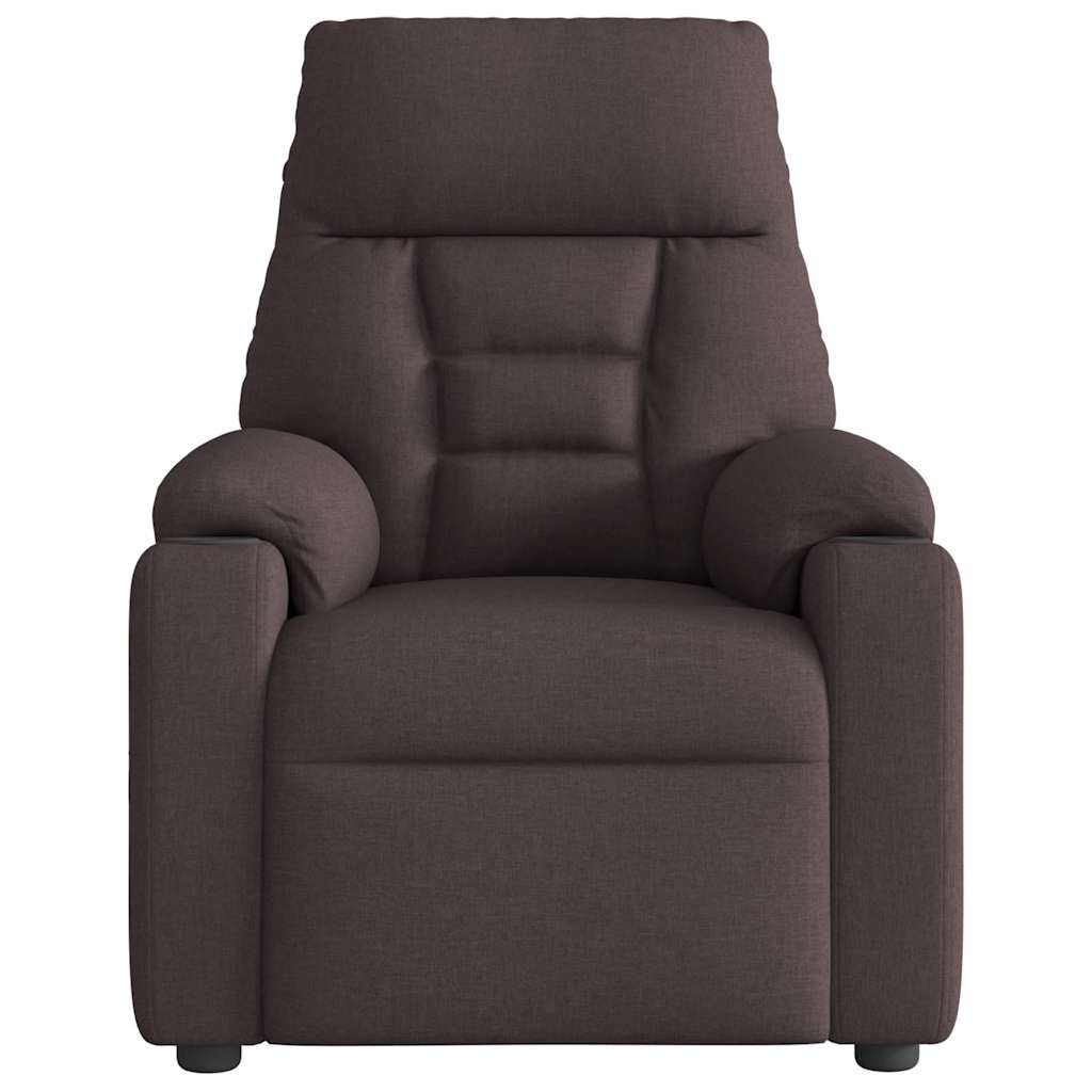 Massagestoel Stof Donkerbruin
