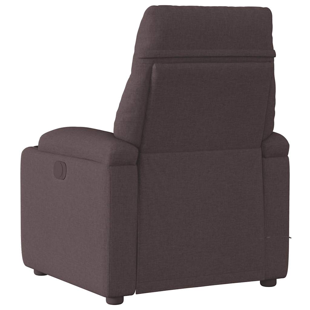 Massagestoel Stof Donkerbruin