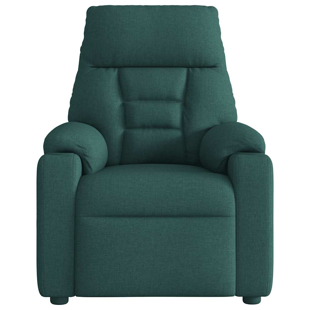 Massagestoel Stof Donkergroen