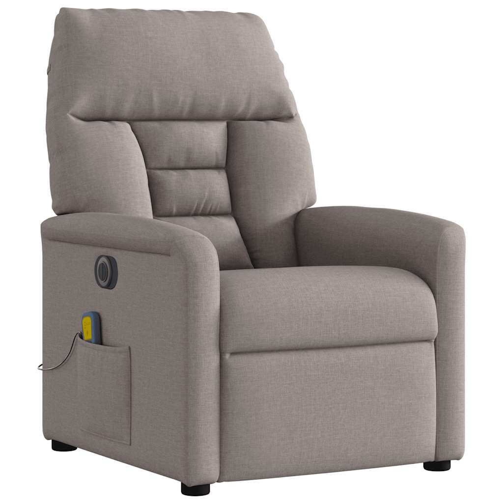 Massagestoel Stof Taupe