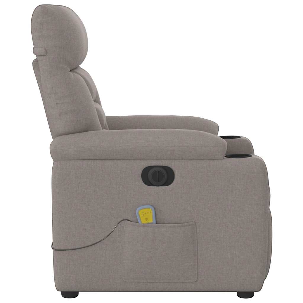Massagestoel Stof Taupe