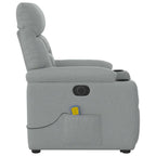 Sta-Op-Massagestoel Stof Lichtgrijs