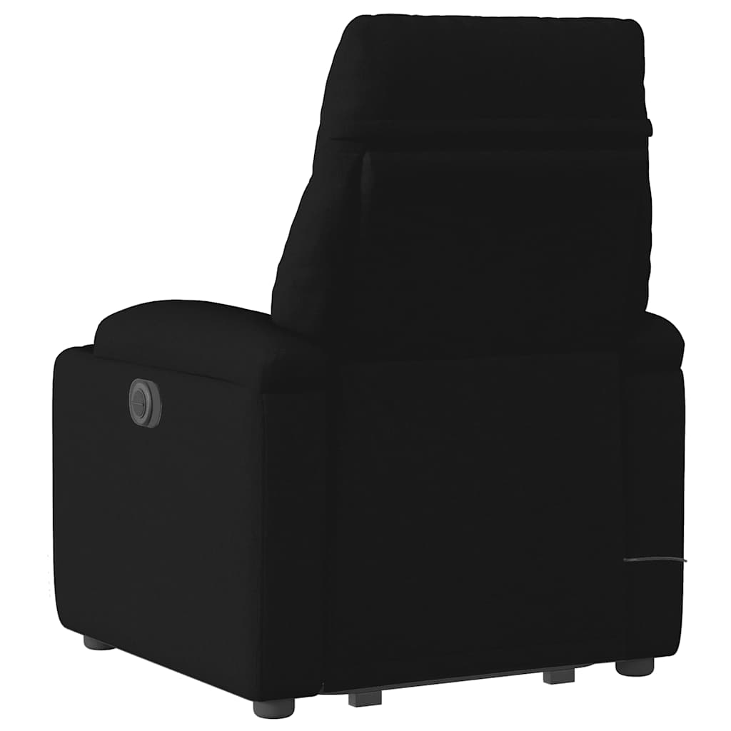 Sta-Op-Massagestoel Stof Zwart