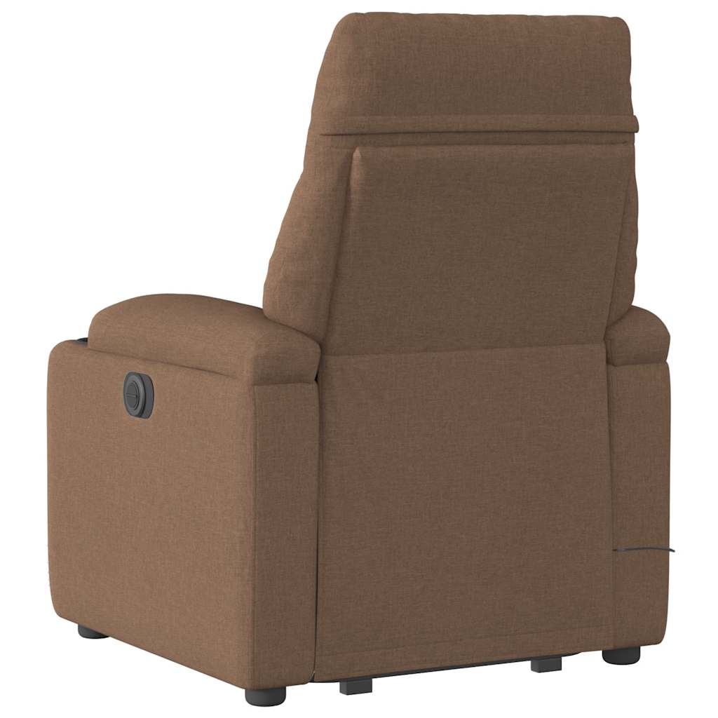 Sta-Op-Massagestoel Stof Bruin