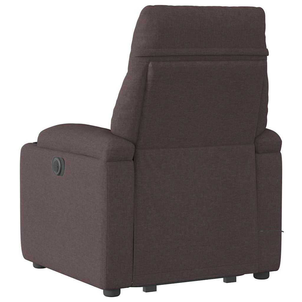 Sta-Op-Massagestoel Stof Donkerbruin