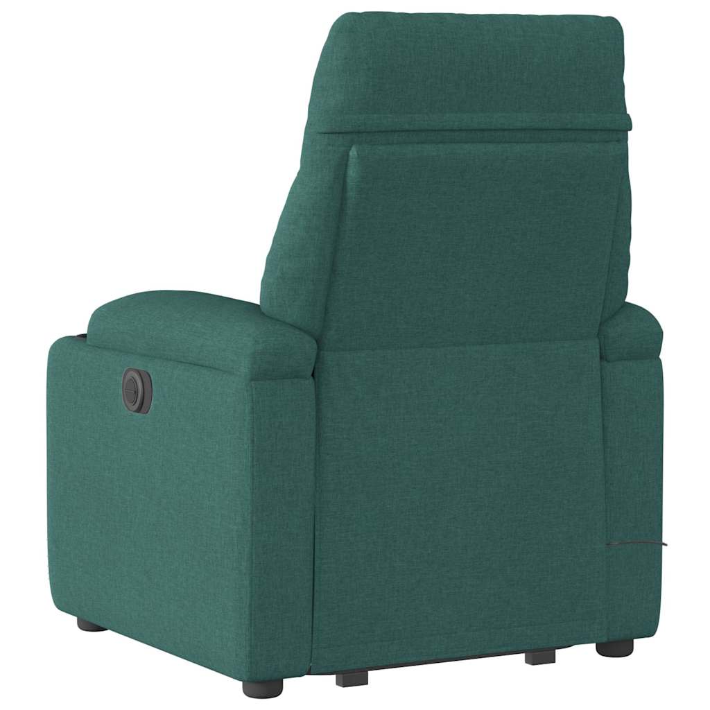 Sta-Op-Massagestoel Stof Donkergroen