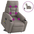 Sta-Op-Massagestoel Stof Taupe