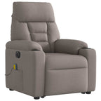 Sta-Op-Massagestoel Stof Taupe