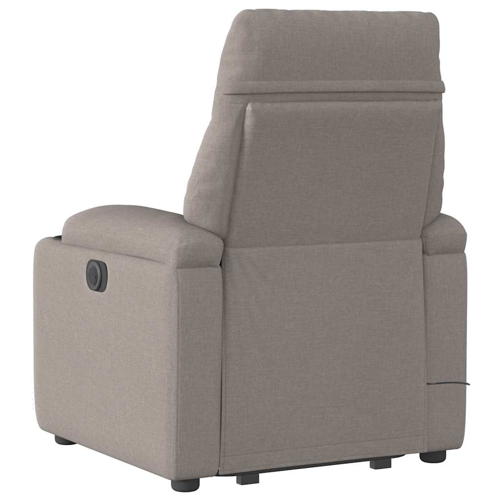 Sta-Op-Massagestoel Stof Taupe