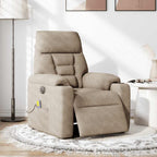 Massagestoel Microvezelstof Taupe