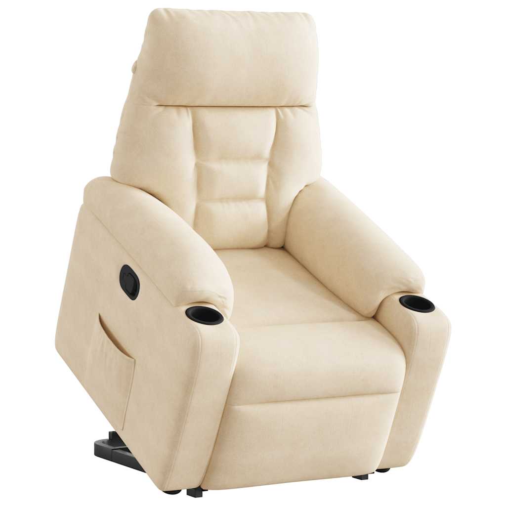 Sta-Op-Stoel Verstelbaar Microvezelstof Beige