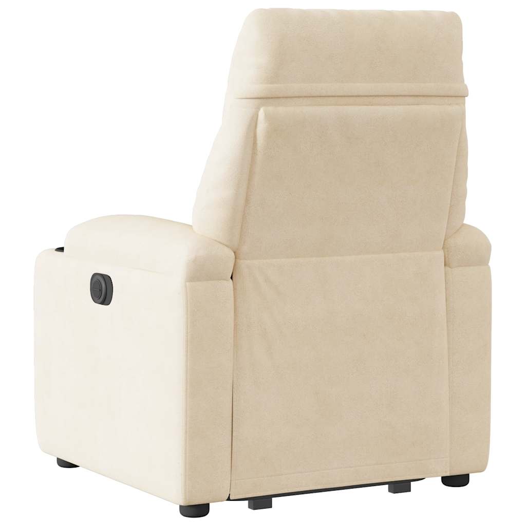 Sta-Op-Stoel Verstelbaar Microvezelstof Beige