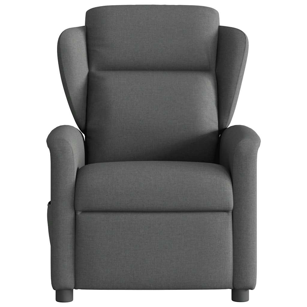 Massagestoel Stof Donkergrijs