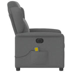 Massagestoel Stof Donkergrijs