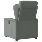 Massagestoel Stof Donkergrijs