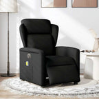 Massagestoel Stof Zwart