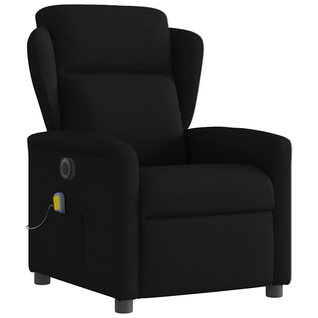 Massagestoel Stof Zwart