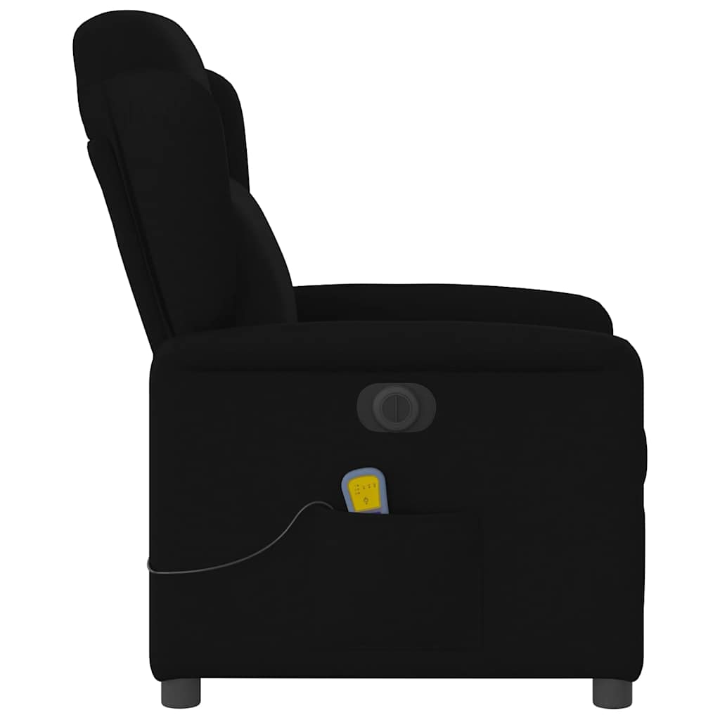 Massagestoel Stof Zwart