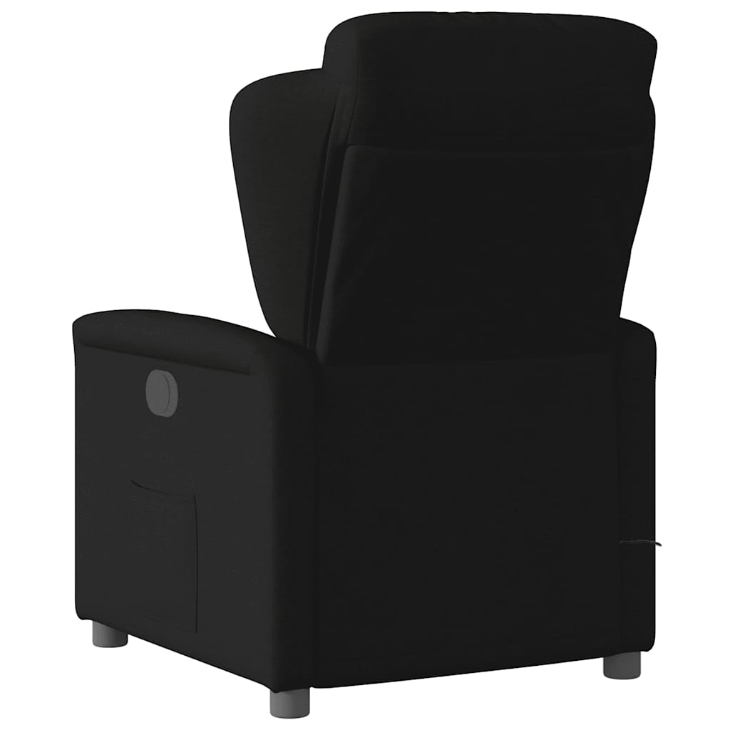 Massagestoel Stof Zwart