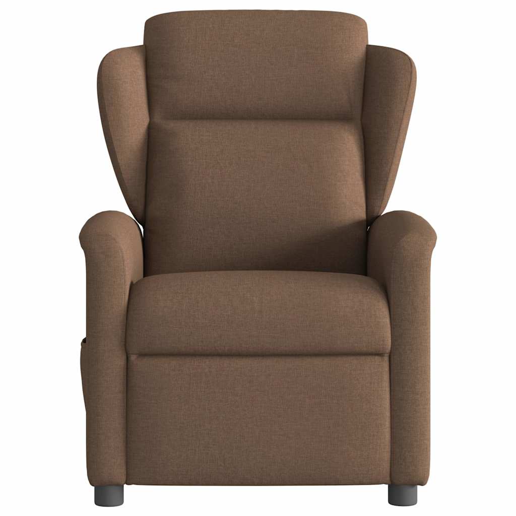 Massagestoel Stof Bruin