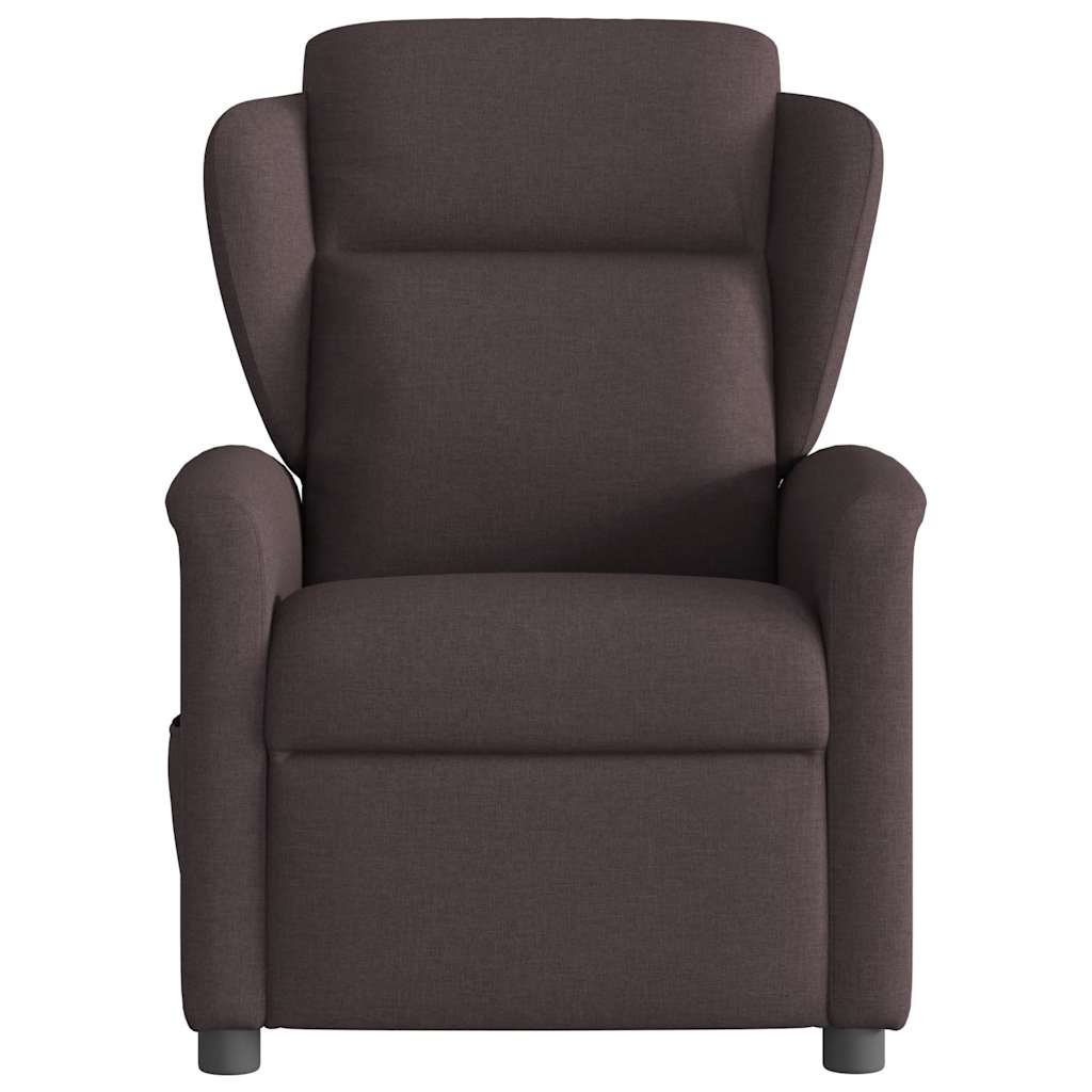 Massagestoel Stof Donkerbruin