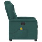 Massagestoel Stof Donkergroen