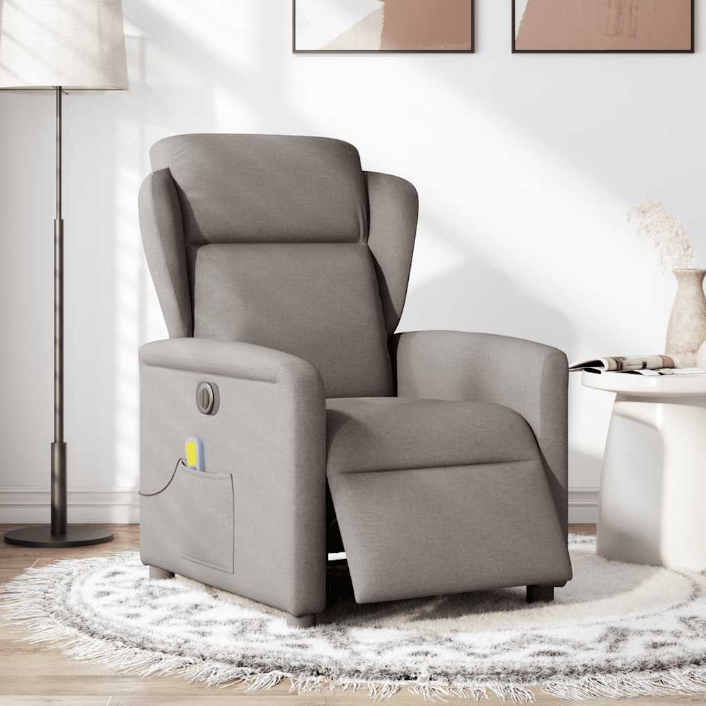 Massagestoel Stof Taupe