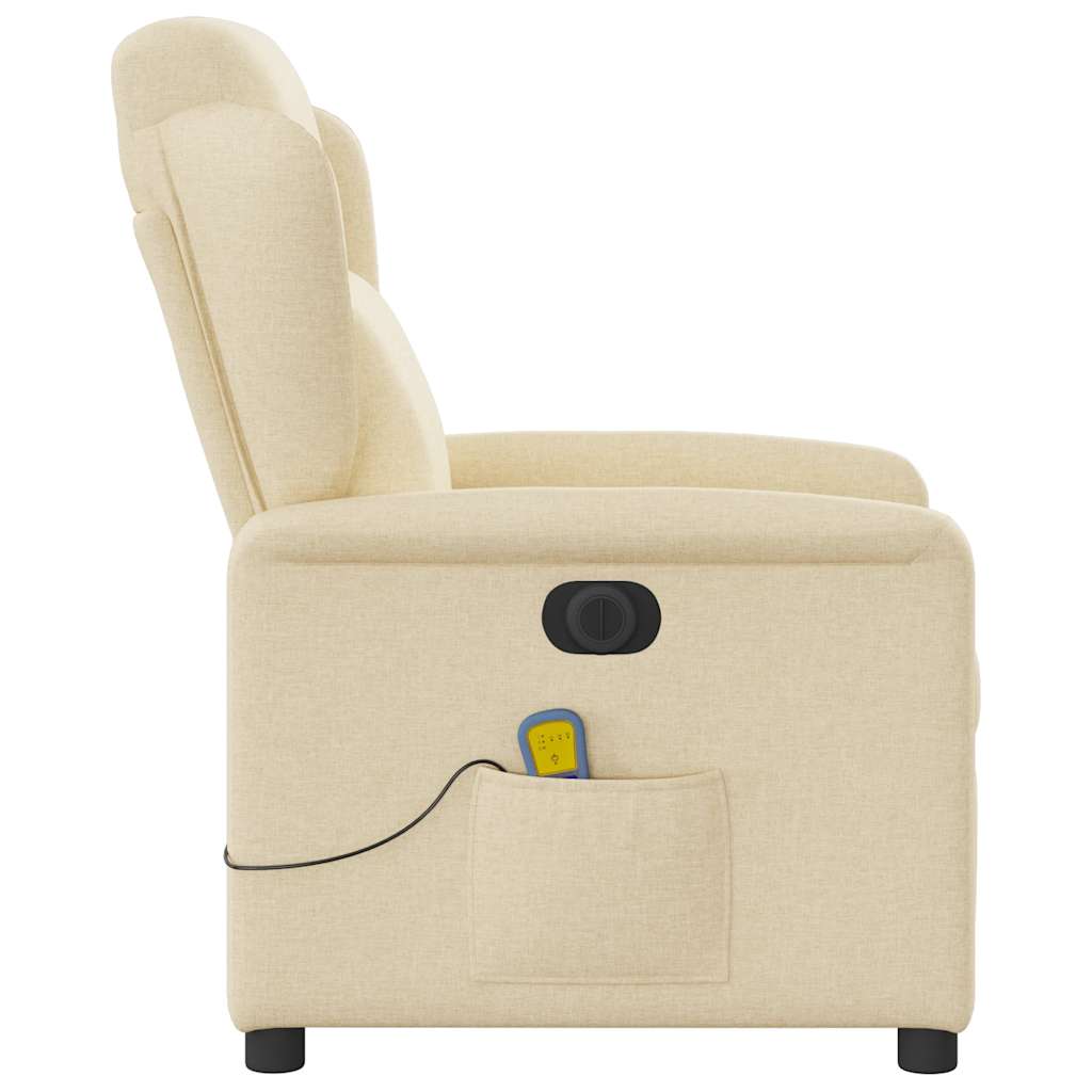 Massagestoel Stof Kleurig Crème