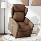 Sta-Op-Massagestoel Stof Bruin