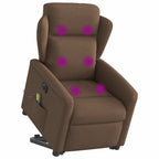 Sta-Op-Massagestoel Stof Bruin