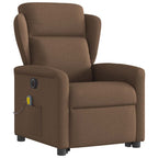 Sta-Op-Massagestoel Stof Bruin