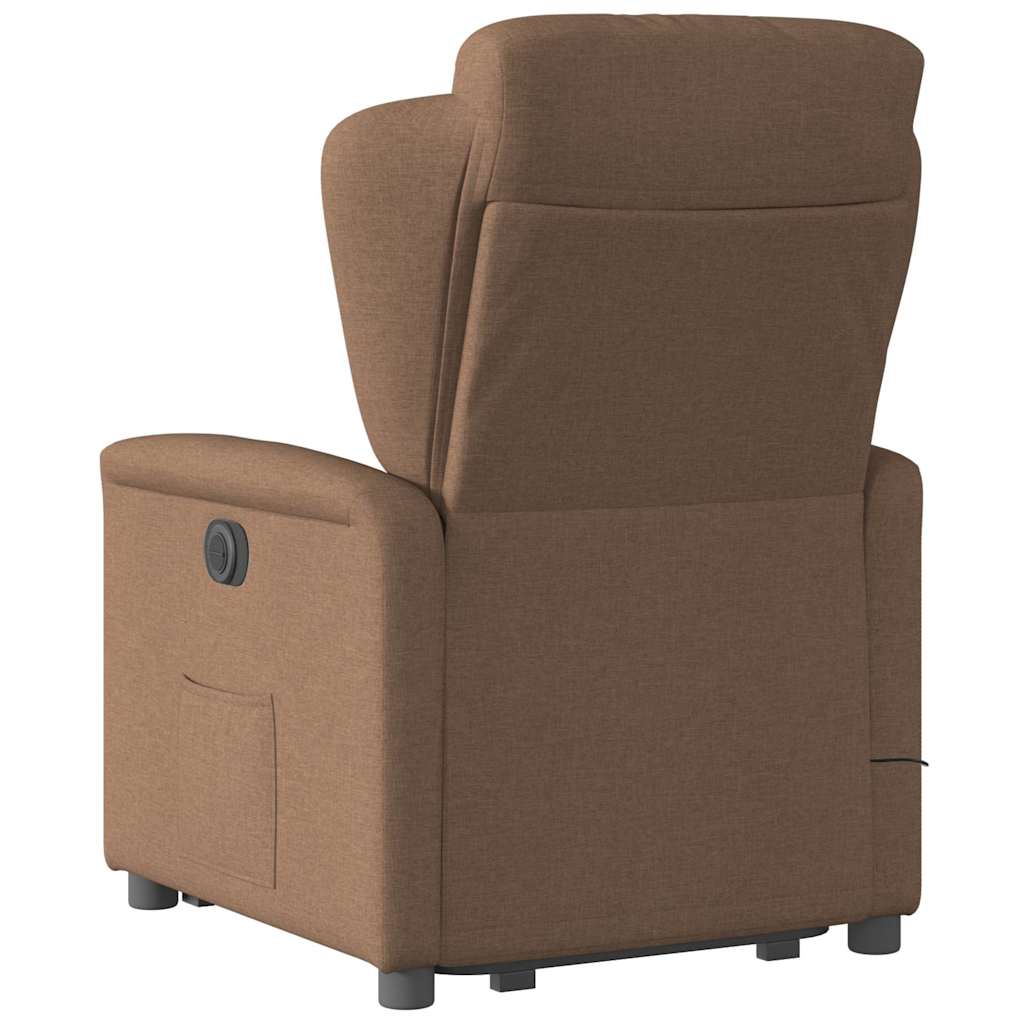 Sta-Op-Massagestoel Stof Bruin