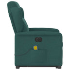 Sta-Op-Massagestoel Stof Donkergroen