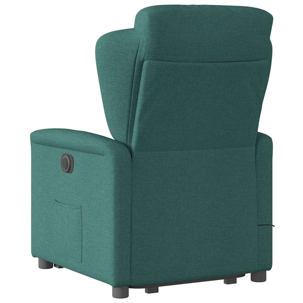 Sta-Op-Massagestoel Stof Donkergroen
