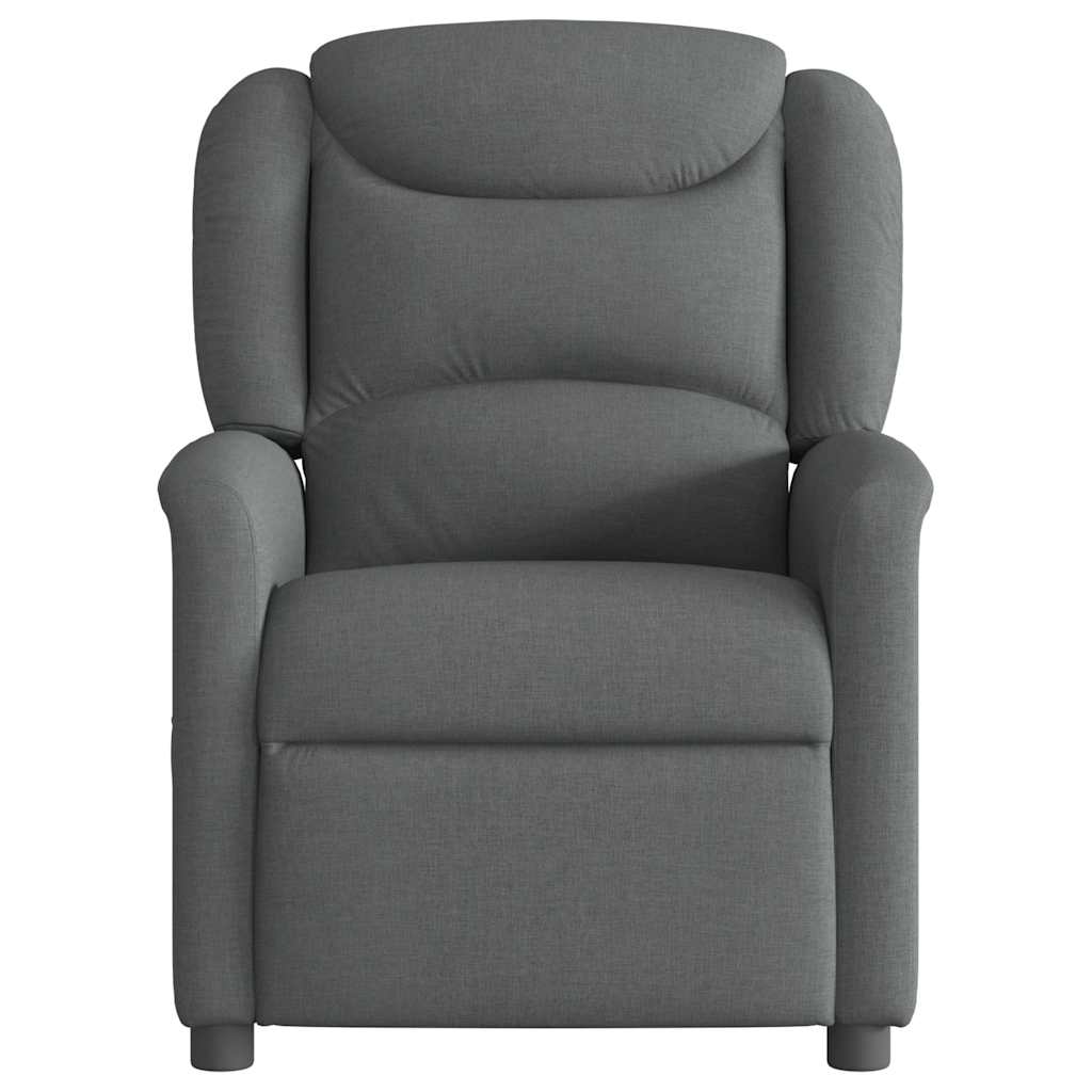 Massagestoel Stof Donkergrijs