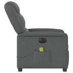 Massagestoel Stof Donkergrijs
